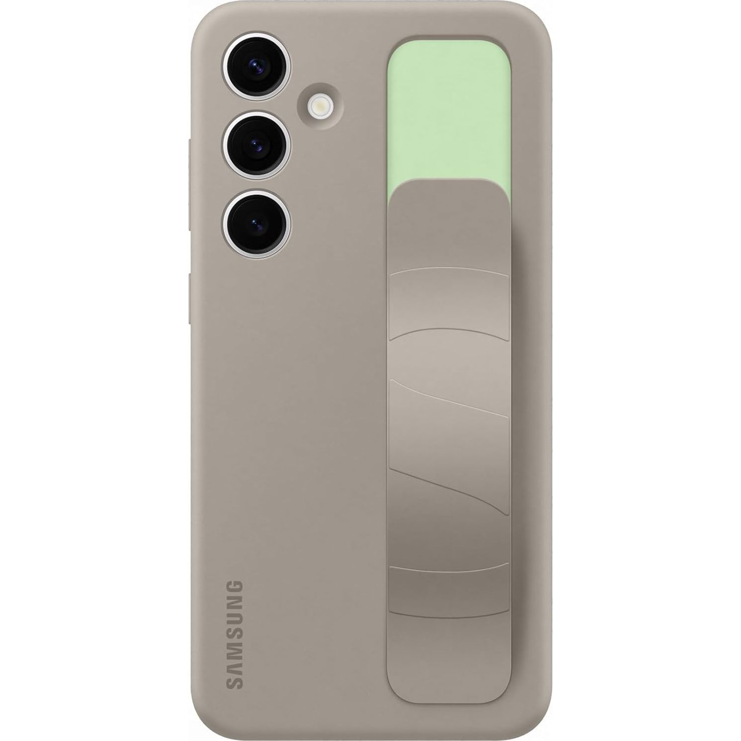 Etui Samsung Silicone Standing Grip Case do Galaxy S24 Plus, ciemnoszare